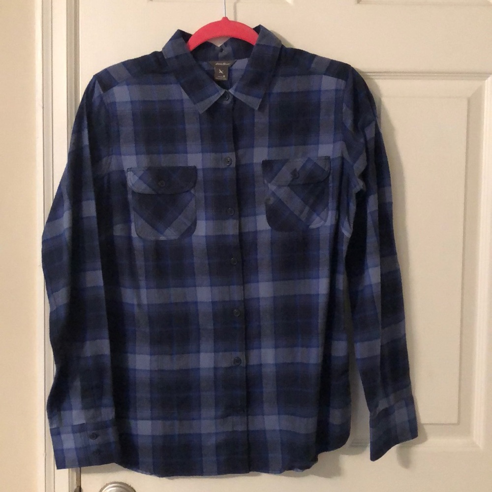 Eddie Bauer Women’s Flannel Button-down Shirt